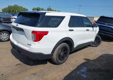 2020 Ford Police Interceptor из США, поврежденный, VIN 1FM5K8AB1LGC68383